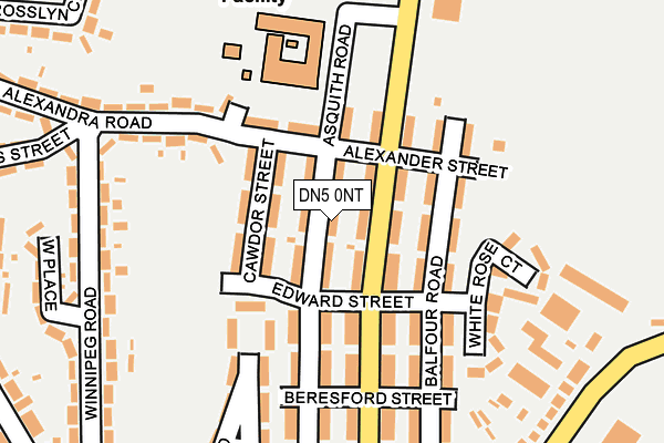 DN5 0NT map - OS OpenMap – Local (Ordnance Survey)