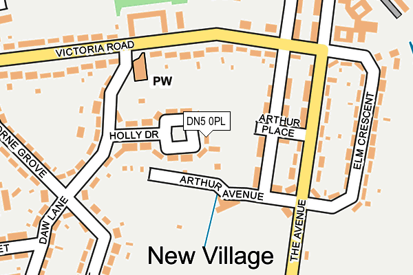 DN5 0PL map - OS OpenMap – Local (Ordnance Survey)