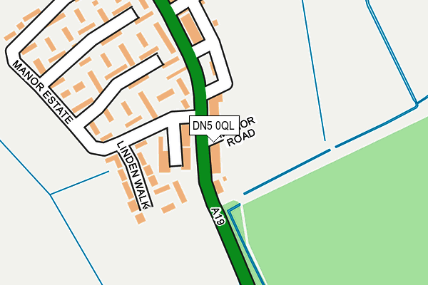 DN5 0QL map - OS OpenMap – Local (Ordnance Survey)