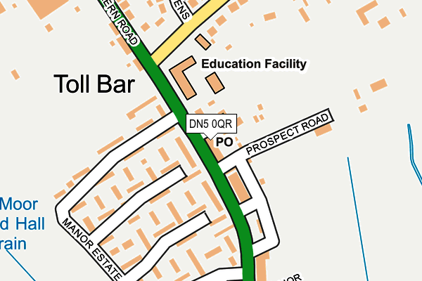 Map of PREMIER HAND CAR WASH LTD at local scale