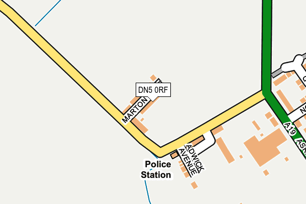 DN5 0RF map - OS OpenMap – Local (Ordnance Survey)