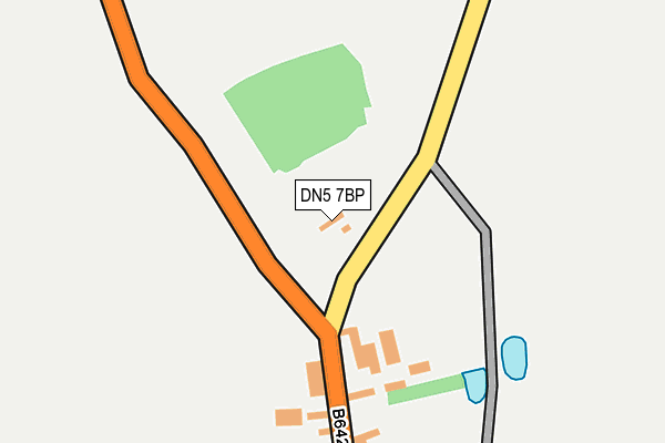 DN5 7BP map - OS OpenMap – Local (Ordnance Survey)