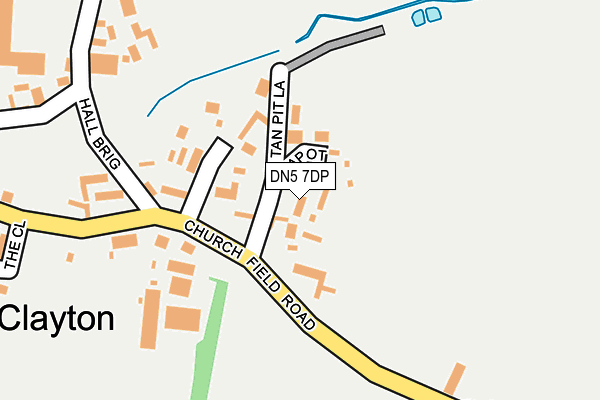 DN5 7DP map - OS OpenMap – Local (Ordnance Survey)