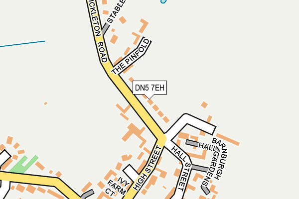 DN5 7EH map - OS OpenMap – Local (Ordnance Survey)