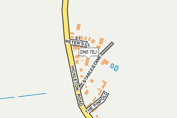 DN5 7EJ map - OS OpenMap – Local (Ordnance Survey)