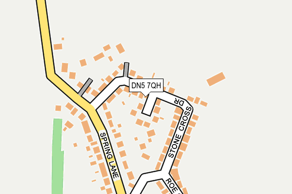 DN5 7QH map - OS OpenMap – Local (Ordnance Survey)