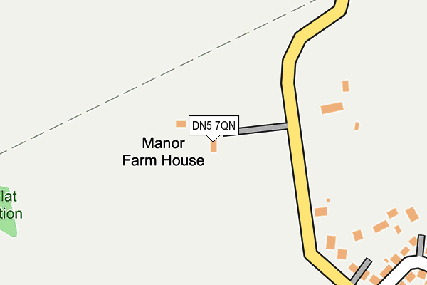 DN5 7QN map - OS OpenMap – Local (Ordnance Survey)