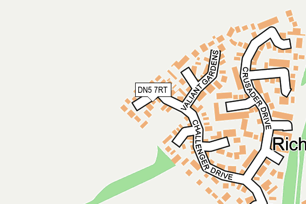 DN5 7RT map - OS OpenMap – Local (Ordnance Survey)