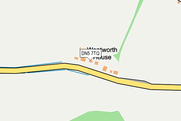 DN5 7TQ map - OS OpenMap – Local (Ordnance Survey)