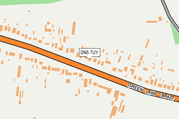 DN5 7UY map - OS OpenMap – Local (Ordnance Survey)
