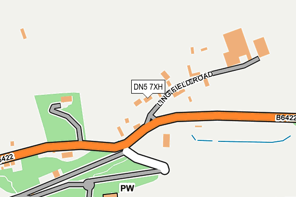 DN5 7XH map - OS OpenMap – Local (Ordnance Survey)