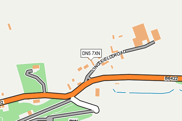 DN5 7XN map - OS OpenMap – Local (Ordnance Survey)