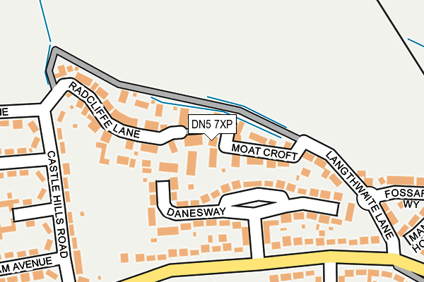 DN5 7XP map - OS OpenMap – Local (Ordnance Survey)