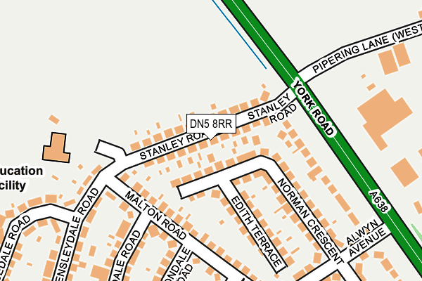 Map of FOSTER ESTATES LIMITED at local scale