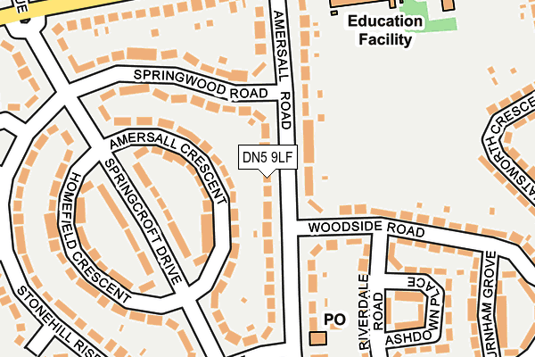 Map of TRUEWORDS LIMITED at local scale