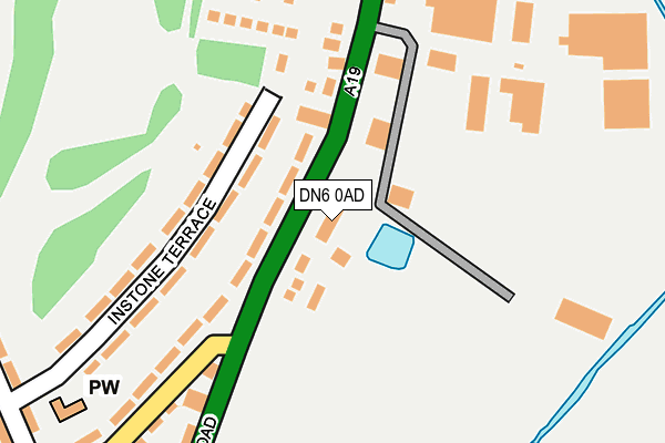 DN6 0AD map - OS OpenMap – Local (Ordnance Survey)