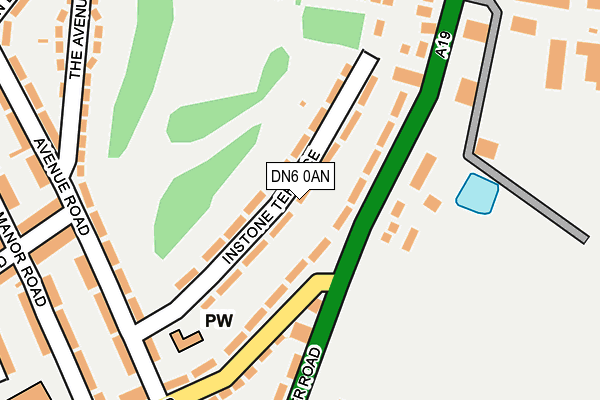 DN6 0AN map - OS OpenMap – Local (Ordnance Survey)