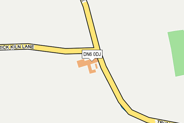 DN6 0DJ map - OS OpenMap – Local (Ordnance Survey)