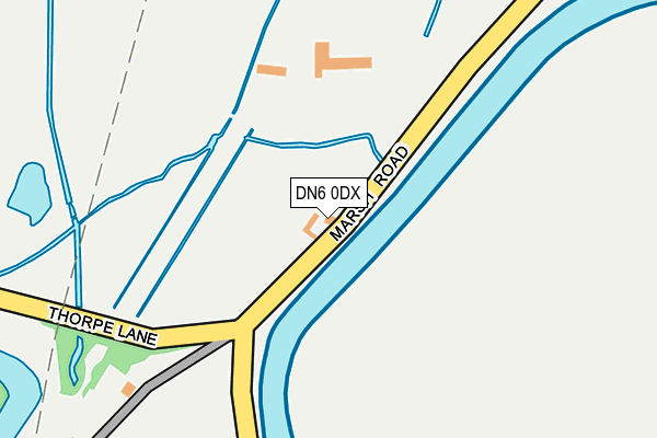 DN6 0DX map - OS OpenMap – Local (Ordnance Survey)