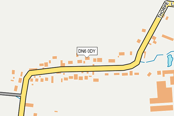 DN6 0DY map - OS OpenMap – Local (Ordnance Survey)