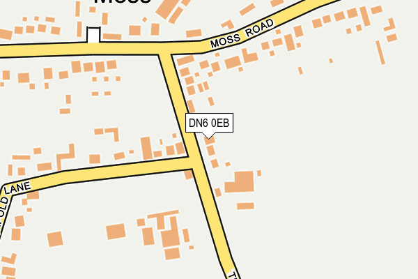 DN6 0EB map - OS OpenMap – Local (Ordnance Survey)