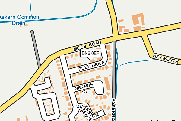 DN6 0EF map - OS OpenMap – Local (Ordnance Survey)