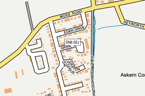 DN6 0EJ map - OS OpenMap – Local (Ordnance Survey)