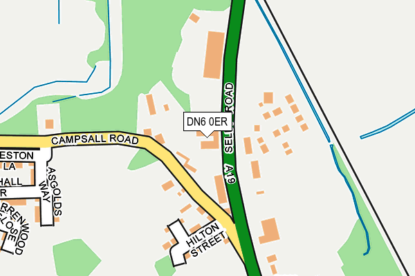 DN6 0ER map - OS OpenMap – Local (Ordnance Survey)