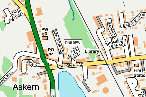 DN6 0EW map - OS OpenMap – Local (Ordnance Survey)