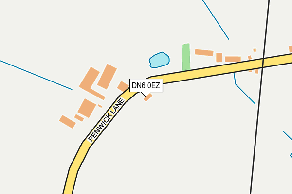 DN6 0EZ map - OS OpenMap – Local (Ordnance Survey)