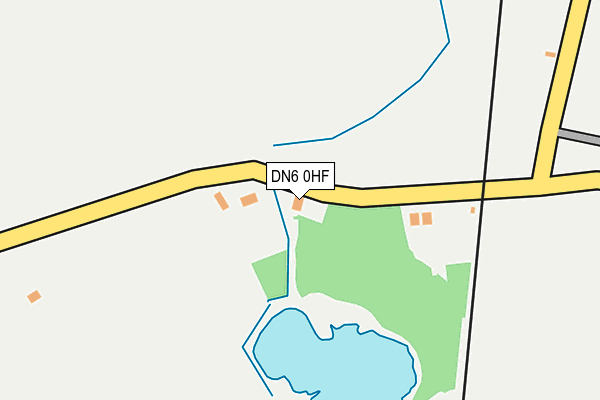DN6 0HF map - OS OpenMap – Local (Ordnance Survey)