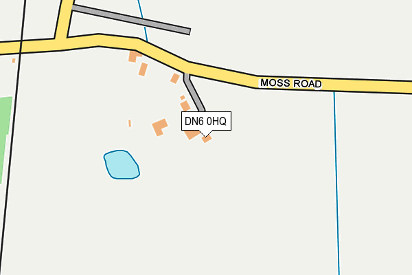 DN6 0HQ map - OS OpenMap – Local (Ordnance Survey)