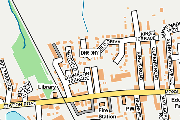 DN6 0NY map - OS OpenMap – Local (Ordnance Survey)
