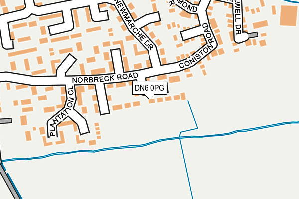 DN6 0PG map - OS OpenMap – Local (Ordnance Survey)