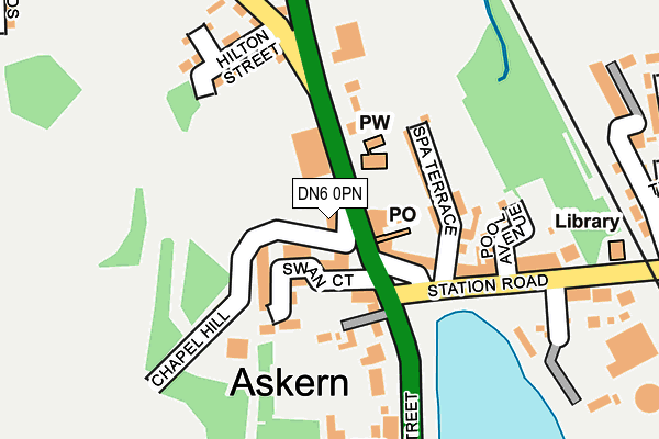 DN6 0PN map - OS OpenMap – Local (Ordnance Survey)