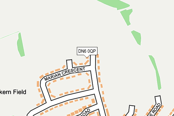 DN6 0QP map - OS OpenMap – Local (Ordnance Survey)