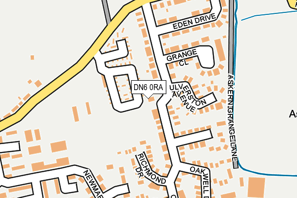 DN6 0RA map - OS OpenMap – Local (Ordnance Survey)