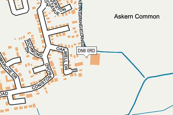 DN6 0RD map - OS OpenMap – Local (Ordnance Survey)
