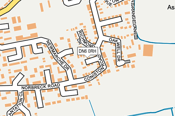 DN6 0RH map - OS OpenMap – Local (Ordnance Survey)