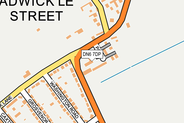 DN6 7DP map - OS OpenMap – Local (Ordnance Survey)