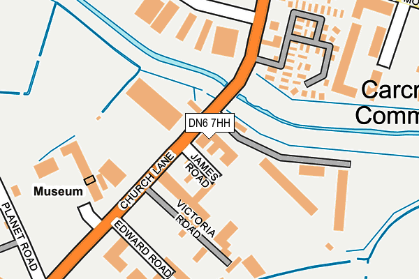 DN6 7HH map - OS OpenMap – Local (Ordnance Survey)