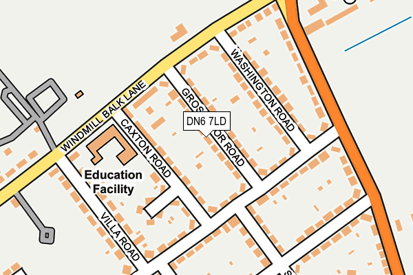 DN6 7LD map - OS OpenMap – Local (Ordnance Survey)