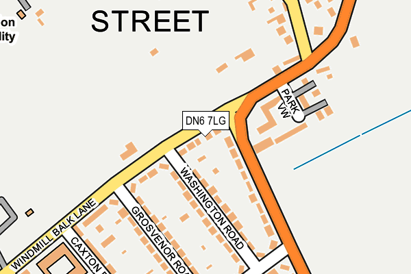 DN6 7LG map - OS OpenMap – Local (Ordnance Survey)