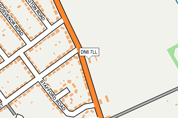 DN6 7LL map - OS OpenMap – Local (Ordnance Survey)