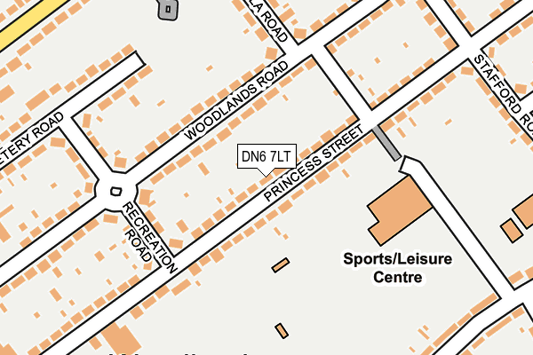 DN6 7LT map - OS OpenMap – Local (Ordnance Survey)