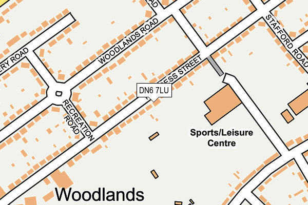 DN6 7LU map - OS OpenMap – Local (Ordnance Survey)