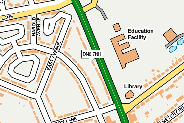 DN6 7NH map - OS OpenMap – Local (Ordnance Survey)