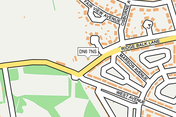 DN6 7NS map - OS OpenMap – Local (Ordnance Survey)