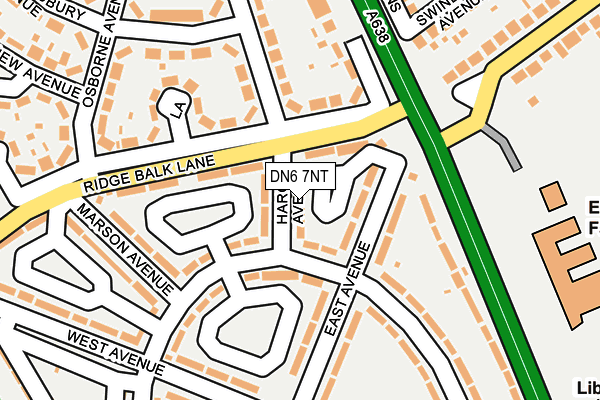 DN6 7NT map - OS OpenMap – Local (Ordnance Survey)