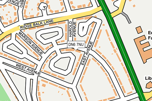DN6 7NU map - OS OpenMap – Local (Ordnance Survey)